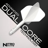 Red Dragon Nitro Flite - Integrated Flight and Shaft-80-Black-Short-Premier Darts