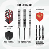 Shot Pro Series Niels Zonneveld 2.0 TP 90% Tungsten Steel Tip Darts-3-23 GRAM-Premier Darts