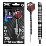 Shot Pro Series Niels Zonneveld 2.0 TP 90% Tungsten Steel Tip Darts-1-23 GRAM-Premier Darts