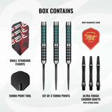 Shot Pro Series Niels Zonneveld TP 90% Tungsten Steel Tip Darts-3-23 GRAM-Premier Darts