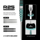 Mission Neptune R2.5 90% Tungsten Steel Tip Darts-8-21 GRAM-Premier Darts