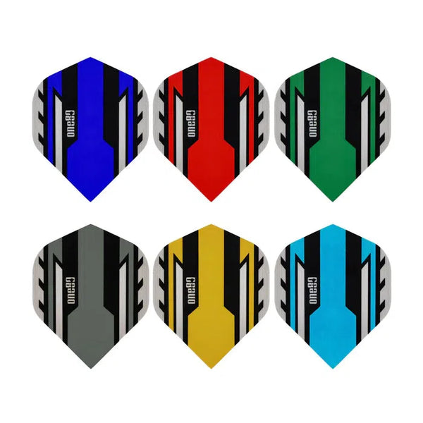 One80 Arrow Standard Dart Flights-1-Black-Premier Darts