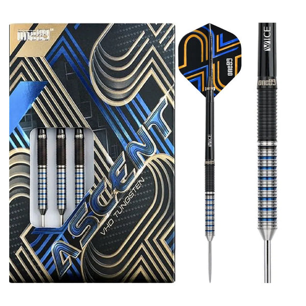 One80 Ascent 01 90% Tungsten Steel Tip Darts-1-22 GRAM-Premier Darts