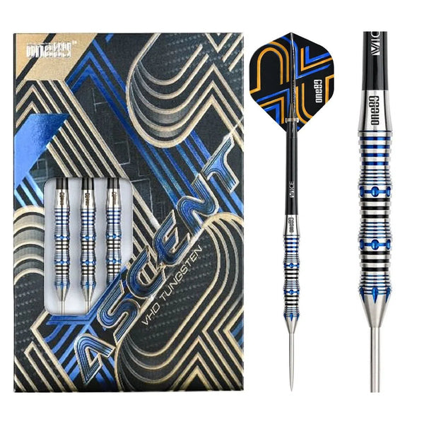 One80 Ascent 02 90% Tungsten Steel Tip Darts-1-23 GRAM-Premier Darts