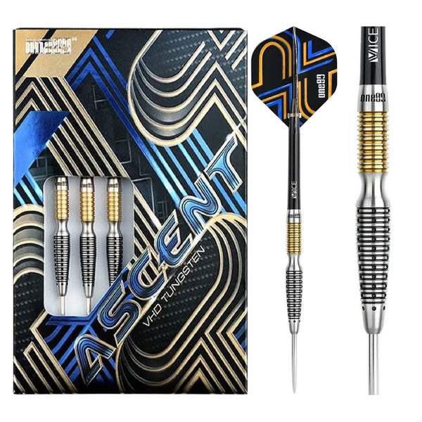 One80 Ascent 03 90% Tungsten Steel Tip Darts-1-23 GRAM-Premier Darts