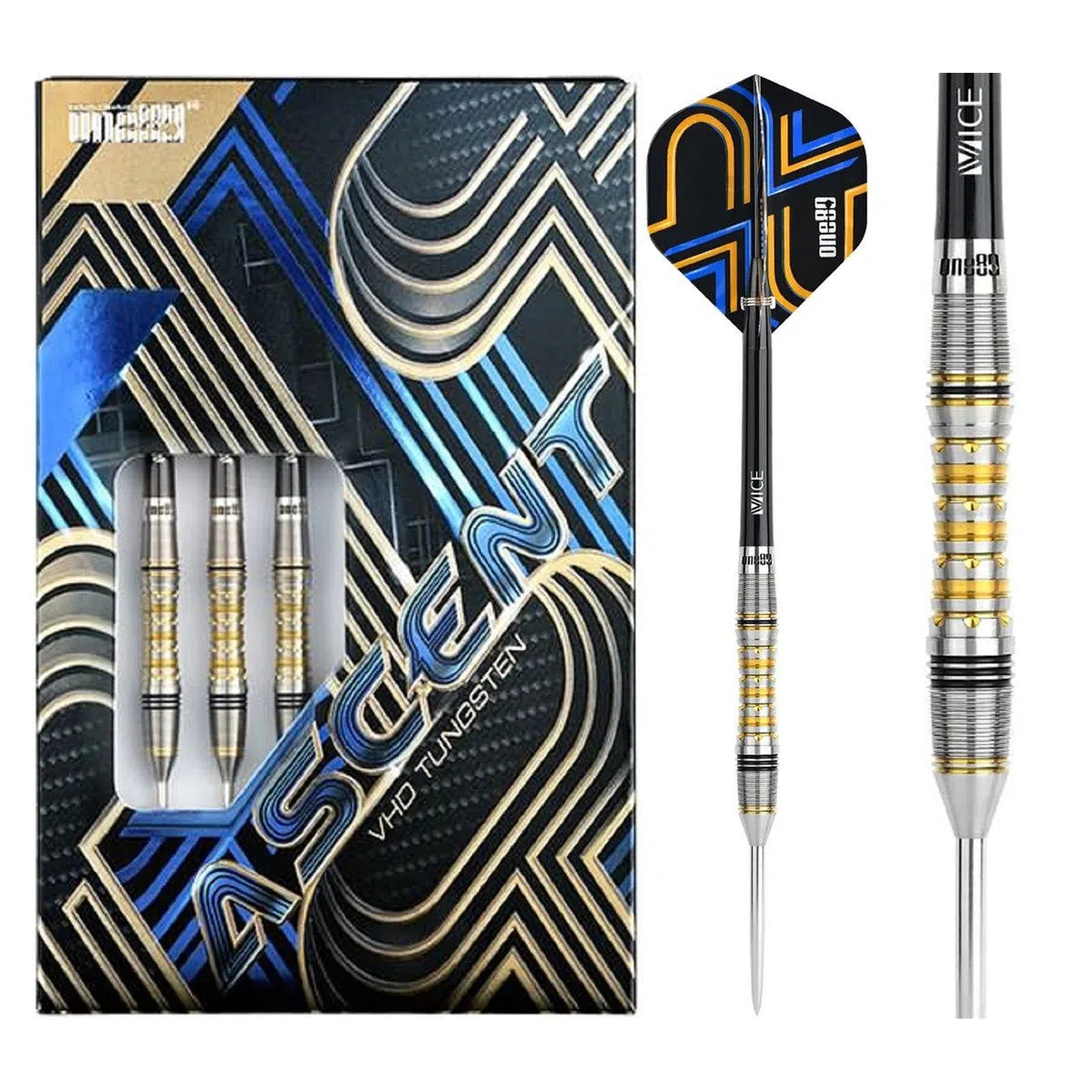 One80 Ascent 04 90% Tungsten Steel Tip Darts