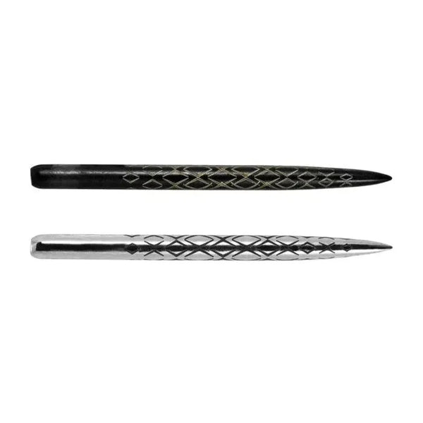 One80 Aztec Style A Steel Tip Points-1-Black-32mm-Premier Darts