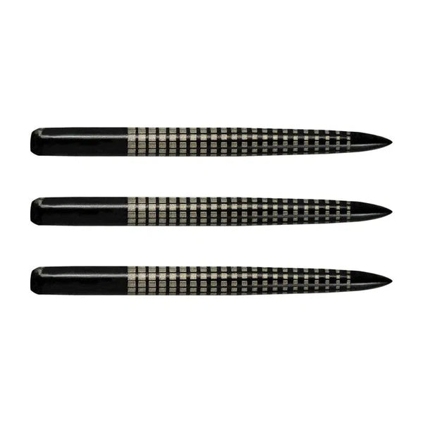 One80 Aztec Style B Steel Tip Points-1-Black-36mm-Premier Darts