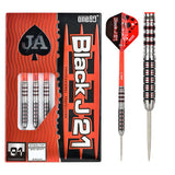 One80 BlackJ 21 01 90% Tungsten Steel Tip Darts