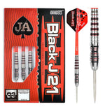 One80 BlackJ 21 03 90% Tungsten Steel Tip Darts