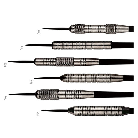 One80 Burst Nickel Plated Brass Steel Tip Darts