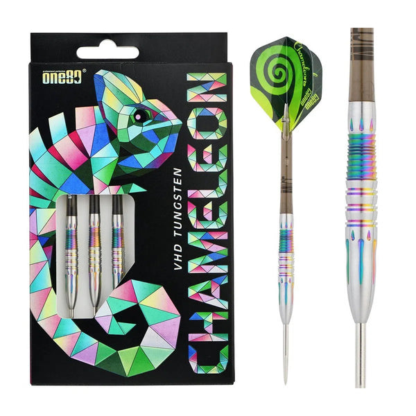 One80 Chameleon Furcifer 90% Tungsten Steel Tip Darts-1-22 GRAM-Premier Darts