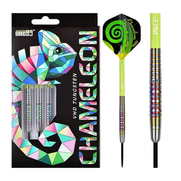 One80 Chameleon Lapis Lazuli 90% Tungsten Steel Tip Darts-1-22 GRAM-Premier Darts
