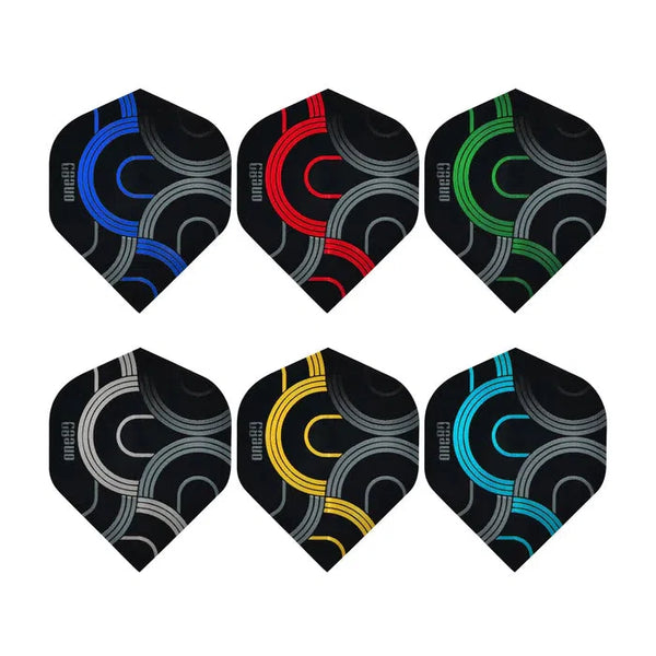 One80 Circult Standard Dart Flights-1-Dark Blue-Premier Darts