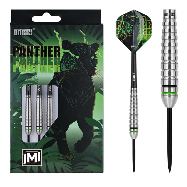 One80 Darts Panther-M 90% Tungsten Steel Tip Darts-1-23 GRAM-Premier Darts