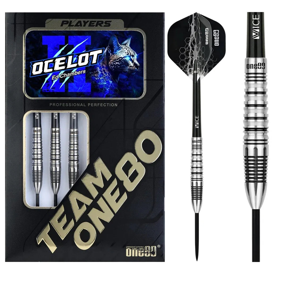 One80 Ed Chambers V2 90% Tungsten Steel Tip Darts