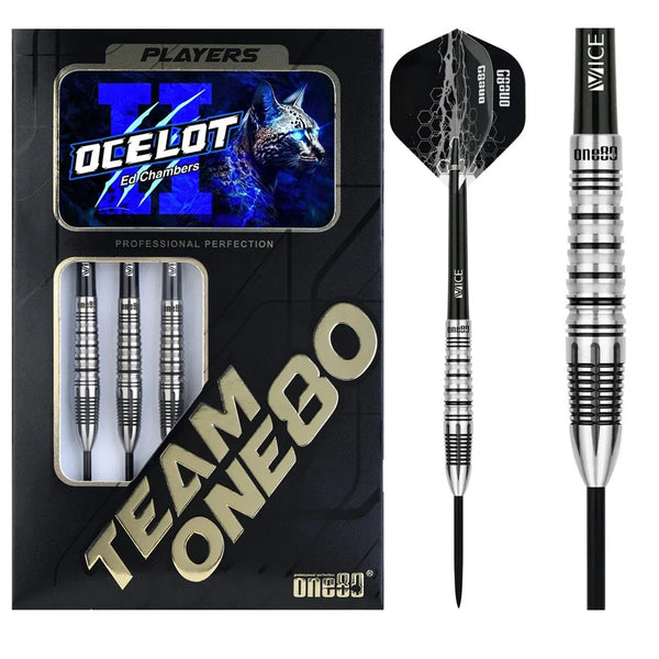 One80 Ed Chambers V2 90% Tungsten Steel Tip Darts-1-22 GRAM-Premier Darts