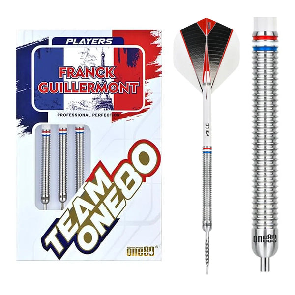 One80 Franck Guillermont Signature Dart II 90% Tungsten Steel Tip Darts-1-22 GRAM-Premier Darts