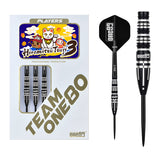 One80 Hiromitsu Tsuji V3 Black 90% Tungsten Steel Tip Darts