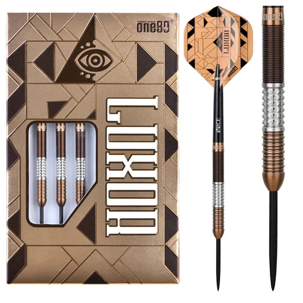 One80 Luxor Alpha 90% Tungsten Steel Tip Darts-1-21 GRAM-Premier Darts