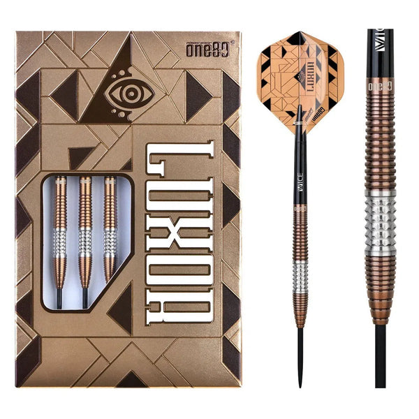 One80 Luxor Gamma 90% Tungsten Steel Tip Darts-1-21 GRAM-Premier Darts