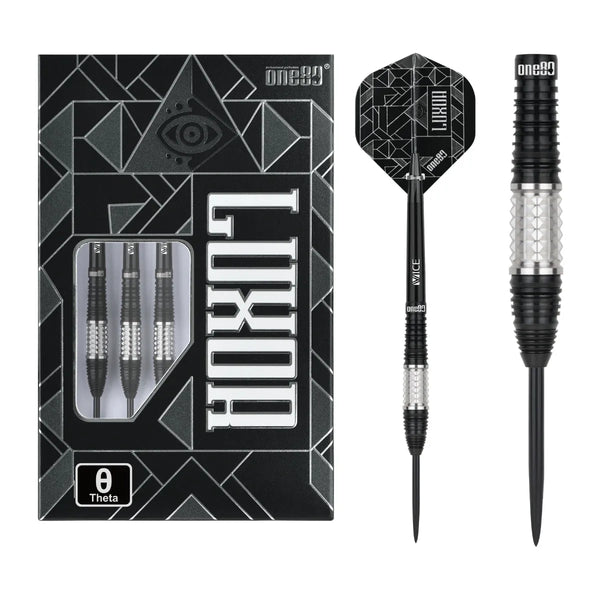 One80 Luxor II Theta 90% Tungsten Steel Tip Darts-1-22 GRAM-Premier Darts