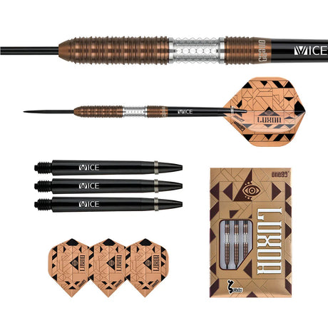 One80 Luxor Zeta 90% Tungsten Steel Tip Darts
