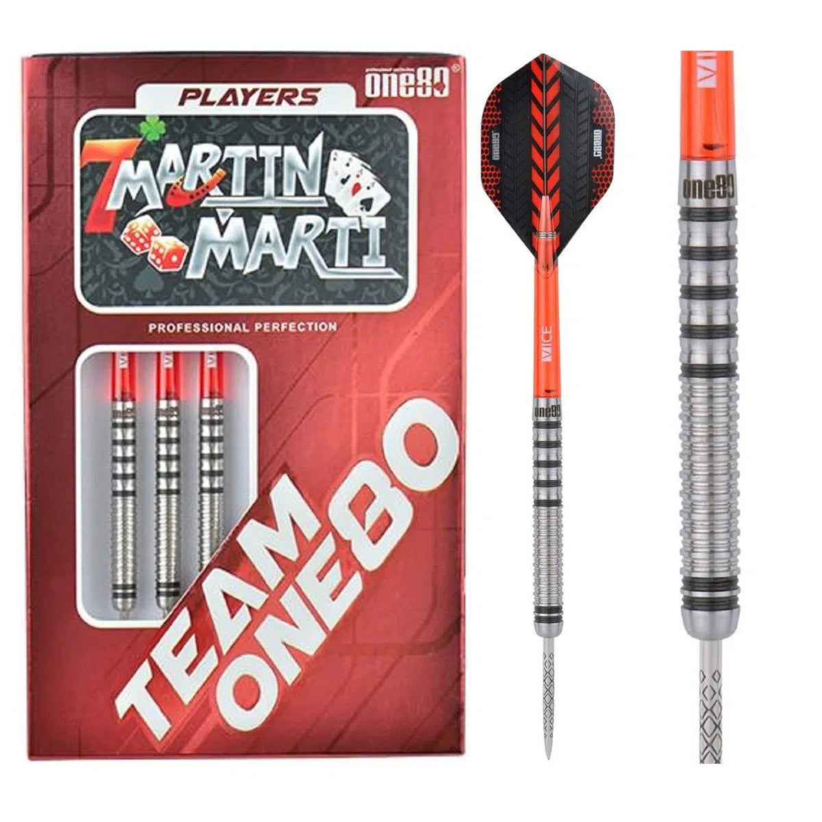 One80 Martin Marti 90% Tungsten Steel Tip Darts