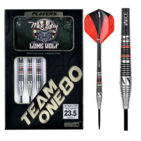 One80 Mick Lacey 90% Tungsten Steel Tip Darts