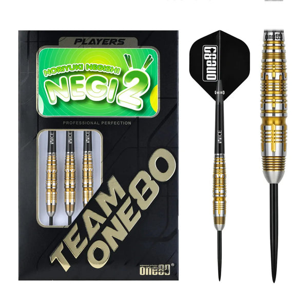 One80 Noriyuki Negishi Signature 2 90% Tungsten Steel Tip Darts-1-21 GRAM-Premier Darts