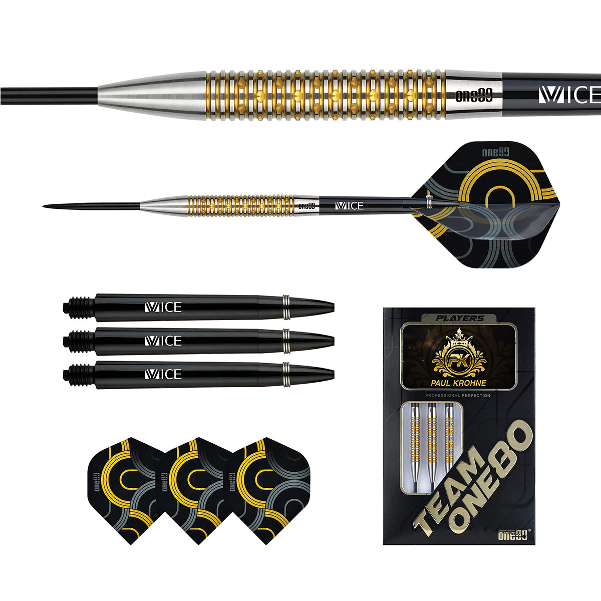 One80 Paul Krohne 90% Tungsten Steel Tip Darts