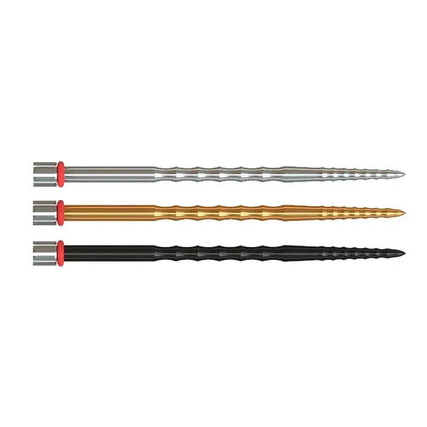 One80 R2 Interchange Point (2.35mm) Grooved B-1-Black-44mm-Premier Darts