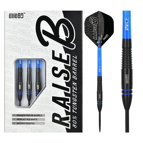 One80 Raise B-BL 80% Tungsten Steel Tip Darts