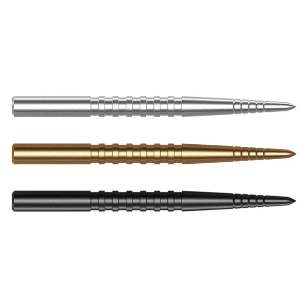 One80 Replacement Grooved Point (2.35mm)-1-Black-34mm-Premier Darts