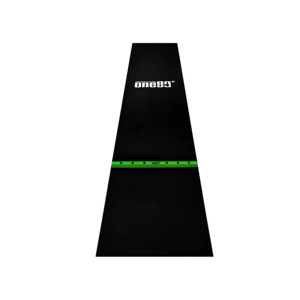 One80 Rubber Mat With Oche - Green-1-300x90cm-Premier Darts
