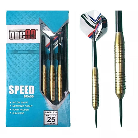 One80 Speed Brass Steel Tip Darts