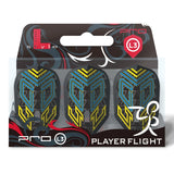 L-Style Oskar Lukasiak L3 PRO Clear Black Flights