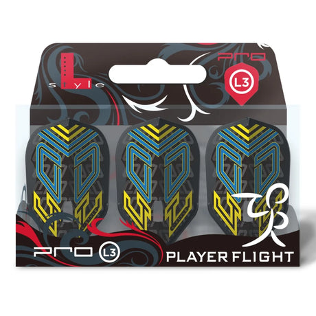 L-Style Oskar Lukasiak L3 PRO Clear Black Flights