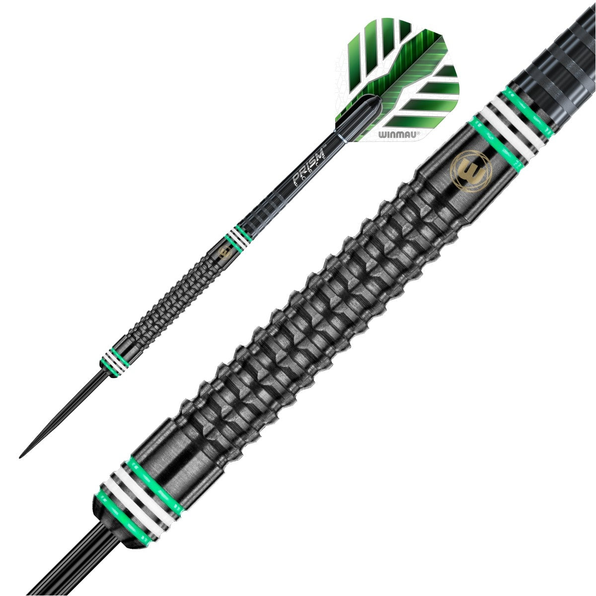 Winmau Paul Nicholson Black Onyx 90% Tungsten Steel Tip Darts