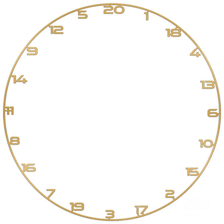 Bullet Custom Number Ring-2-Gold-Premier Darts