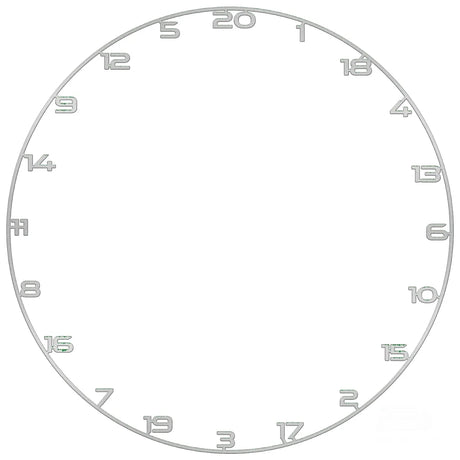 Bullet Custom Number Ring-7-Silver-Premier Darts