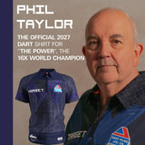 Target Darts Phil Taylor 2027 Player Shirt-3-8 Years-Premier Darts
