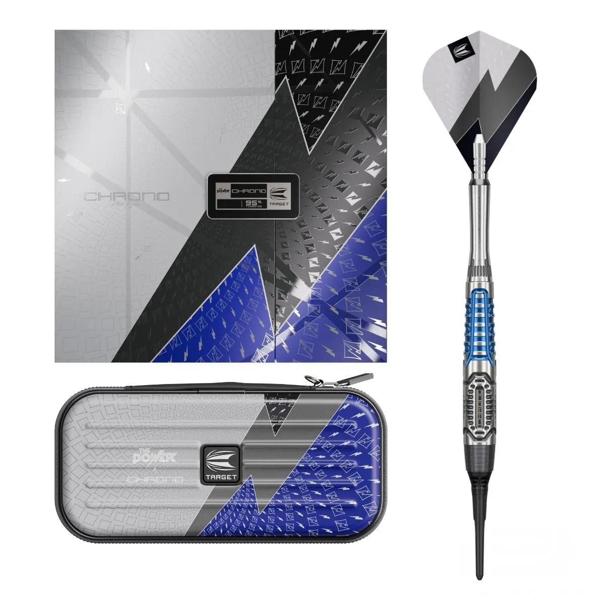 Target Darts Phil Taylor Chrono SP 95% Tungsten Soft Tip Darts-1-18 GRAM-Premier Darts