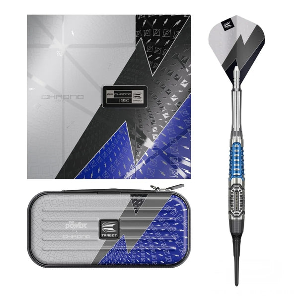 Target Darts Phil Taylor Chrono SP 95% Tungsten Soft Tip Darts-1-18 GRAM-Premier Darts