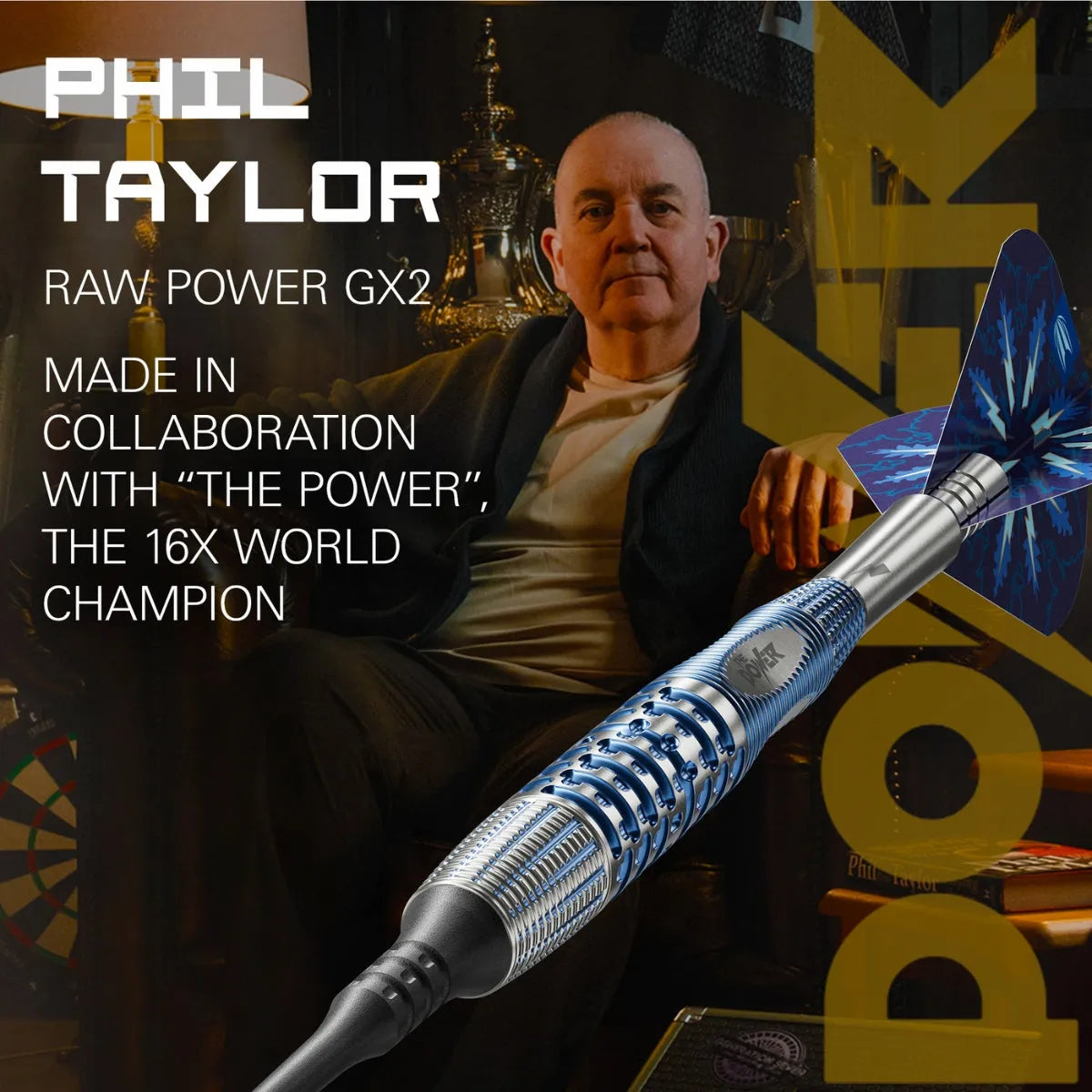 Target Darts Phil Taylor Power Gx2 95% Tungsten Soft Tip Darts