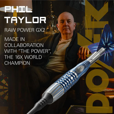Target Darts Phil Taylor Power Gx2 95% Tungsten Soft Tip Darts