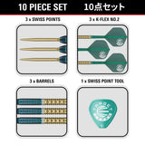 Target Japan Prime Series Zenith G2.5 90% Tungsten Steel Tip Darts-7-23 GRAM-Premier Darts