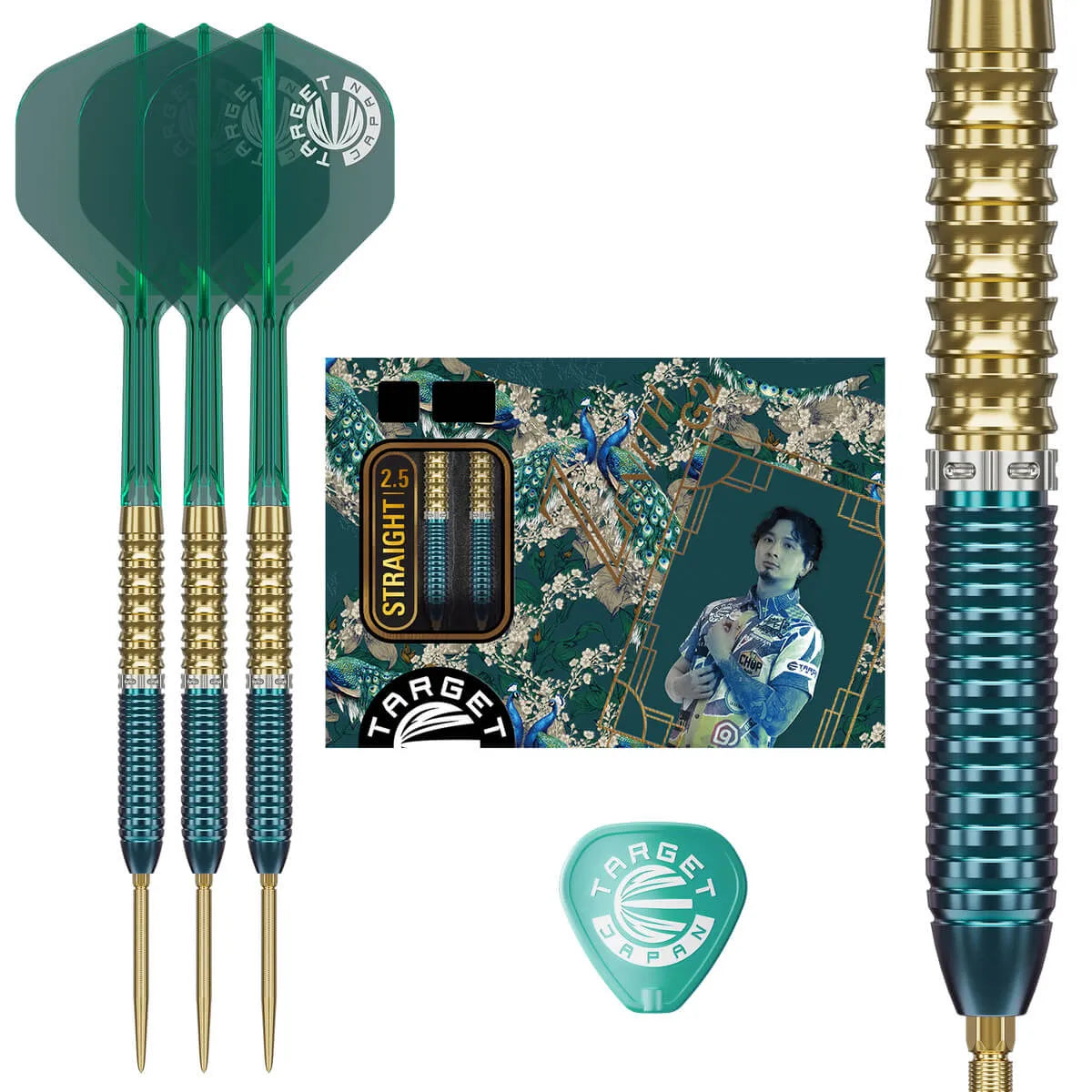 Target Japan Prime Series Zenith G2.5 90% Tungsten Steel Tip Darts-3-23 GRAM-Premier Darts