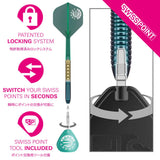 Target Japan Prime Series Zenith G2.5 90% Tungsten Steel Tip Darts-8-23 GRAM-Premier Darts
