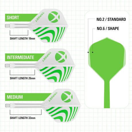 Target Darts | XBOX K-Flex Flight System No2-3-Short-Premier Darts